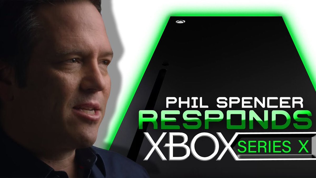 Dealer_Gaming's tweet photo. Phil Spencer Talks #XboxSeriesX 2020 launch and so much more. Confirms next gen mandates 👀

Fans SHOULD BE HYPED 🔥

Phil Spencer DEFENDS Xbox Series X | Next Gen Xbox Console Power Use, Ne... https://t.co/3q6WshFmhi via #xbox #PS5 https://t.co/QSrjZ0sdmE