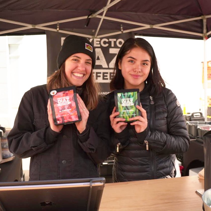 Based in San Leandro, <a href="/ProyectoDiaz/">PROYECTO DIAZ COFFEE</a> sources their coffee beans exclusively from small-scale producers and co-ops. Stop by their booth today and get caffeinated with a purpose. ☕️