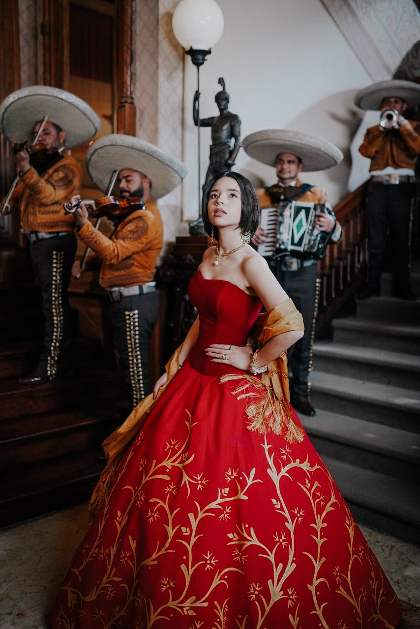 Angela aguilar quinceañera hot sale