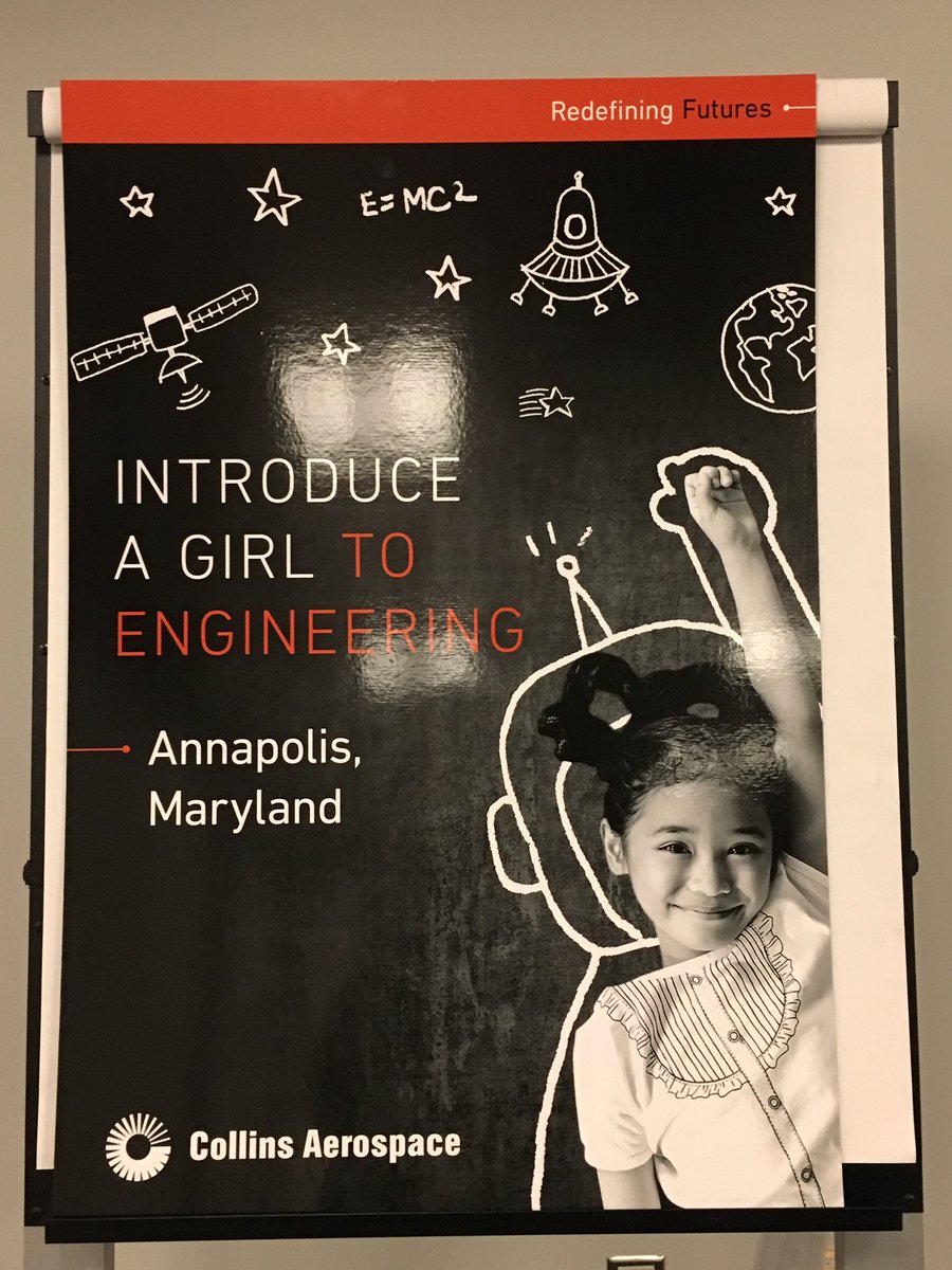 Amazing experience at the “Introduce a Girl to Engineering,” event at @CollinsAero. Our AMS scholars left feeling so inspired to be engineers! #GirlsRedefiningAerospace #AlphaBravoCollins #RedefiningFutures