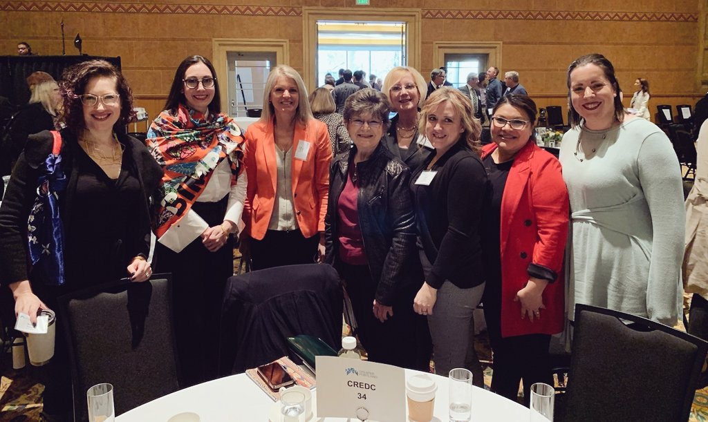 ColumbiaRvrEDC's tweet photo. Thank you @GreaterPDX for an excellent program celebrating the power of partnerships. We were excited to bring #ClarkWA education and business partners at our CREDC table. #GPIsummit https://t.co/BjSIfXdfDN