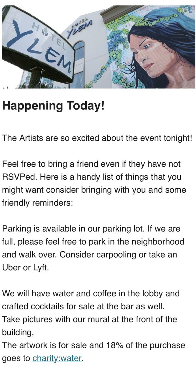 hotelylem's tweet photo. Are you looking for something to do on this rainy evening? Will you join us for #ArtAmplifyingGood? The artists will be there to talk about their experiences and their pieces.  

#houstonart #houstontx #IChangeTheWorld https://t.co/kSSJhVNbUa