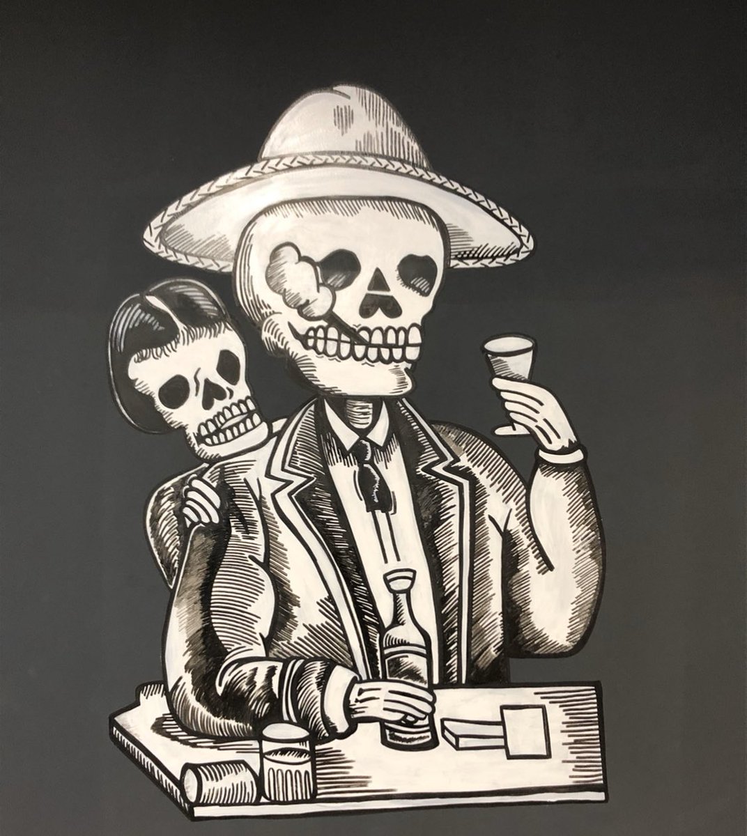DEATHBYTACOS_'s tweet photo. #TBT β
β
Throwback to ma boi @the_bakeking doing an insane job on our signage & artwork in 2018.β
β
#throwbackthursday #bakeking #thebakeking #bencullen #extremecakemakers https://t.co/pgAILyY6Nz
