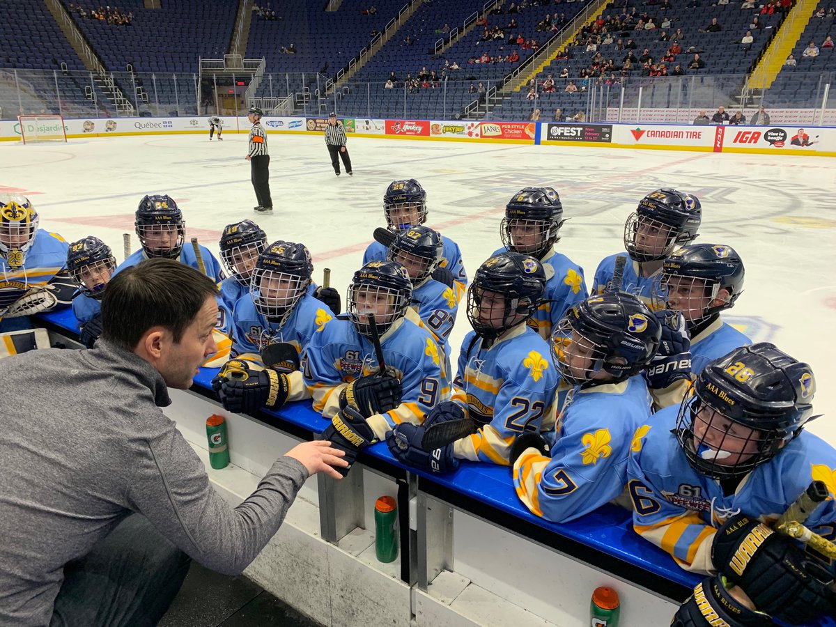 andystrickland's tweet photo. Good luck to the 2007 ⁦@AAABlues⁩ who play the Buffalo Jr. Sabres this  afternoon in ⁦@tournoipeewee⁩ play. This will be their 2nd tourney game, have a 4-1 record overall. ⁦@StLouisBlues⁩ https://t.co/hzTh7SzZex