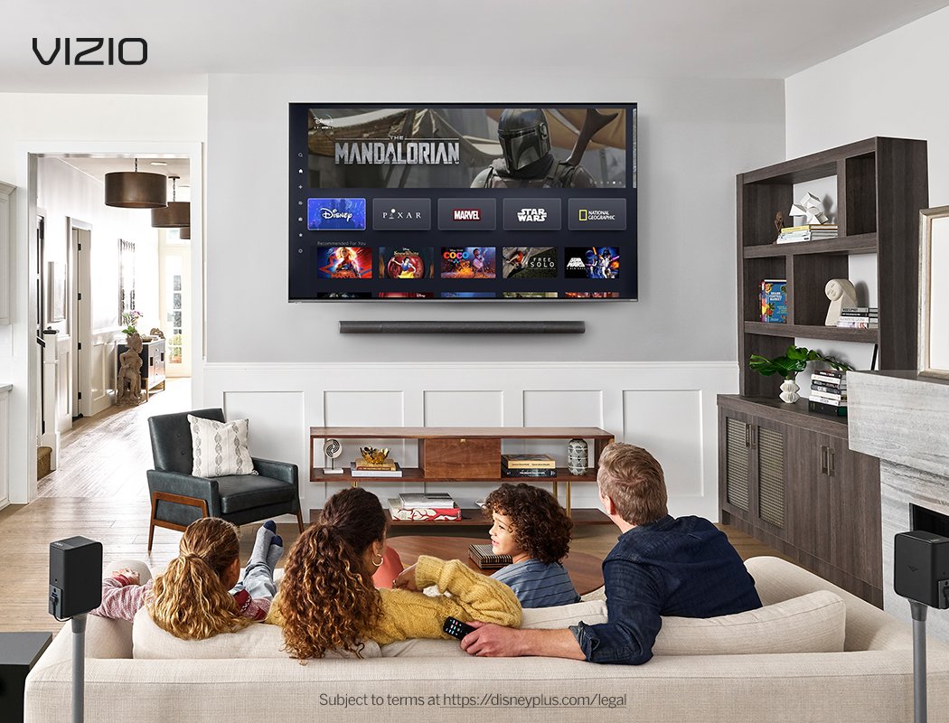 VIZIO's tweet image. The stories you love, whenever you want! Disney+ is Now Available on VIZIO SmartCast™. You can find @disneyplus in the SmartCast apps row. Start streaming now disneyplus.com/Vizio #DisneyPlus #SmartCast