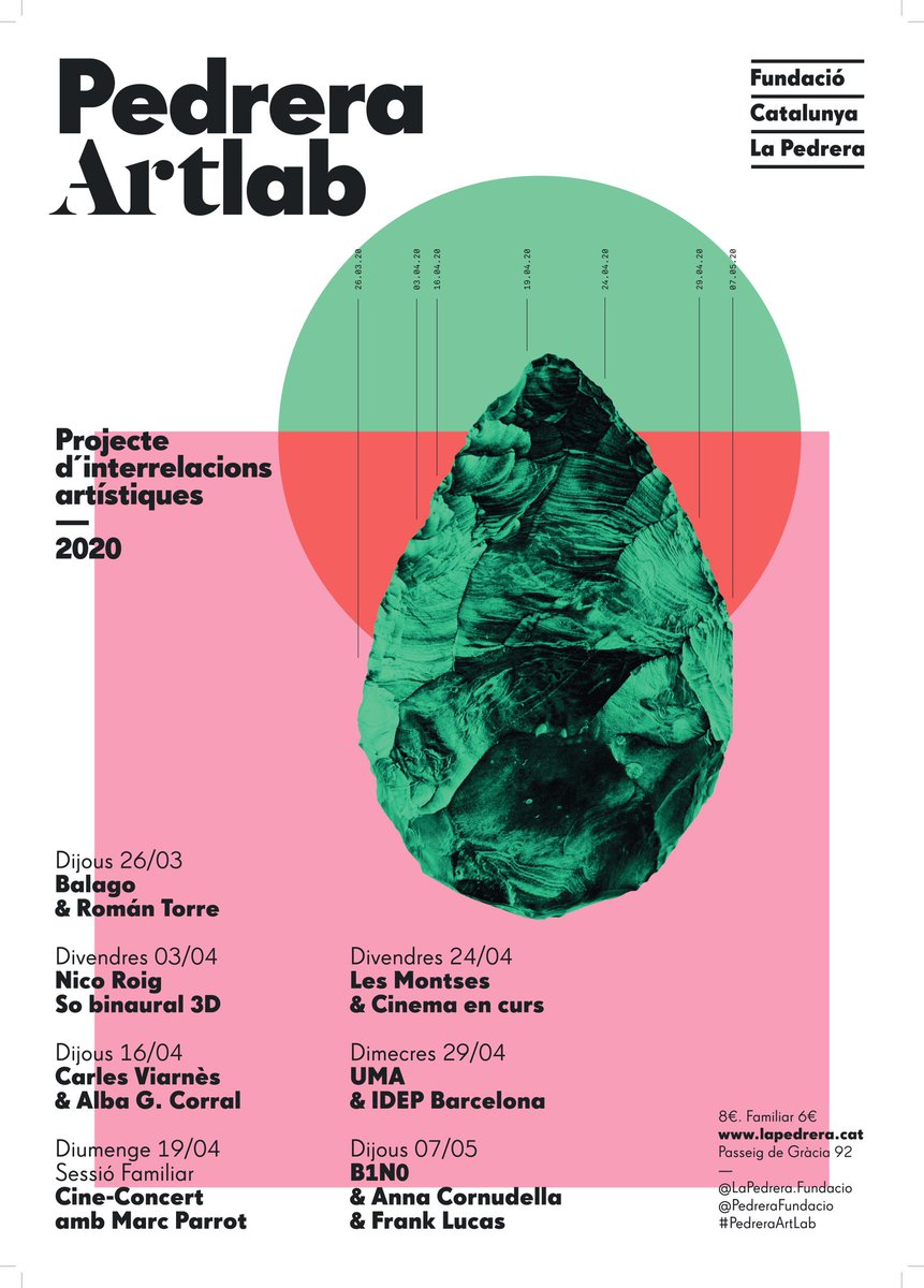 modiband's tweet photo. Tenim l’honor de formar part de #PedreraArtlab: Projecte d'interrelacions artístiques de @PedreraFundacio

Amb una sessió familiar on podreu gaudir del CINE-CONCERT: MÚSICA A PRIMERA VISTA
del Marc Parrot

Dia i hora
19/04/2020
11:00 h

https://t.co/STEmFWQymb https://t.co/gPI4RZjSMl