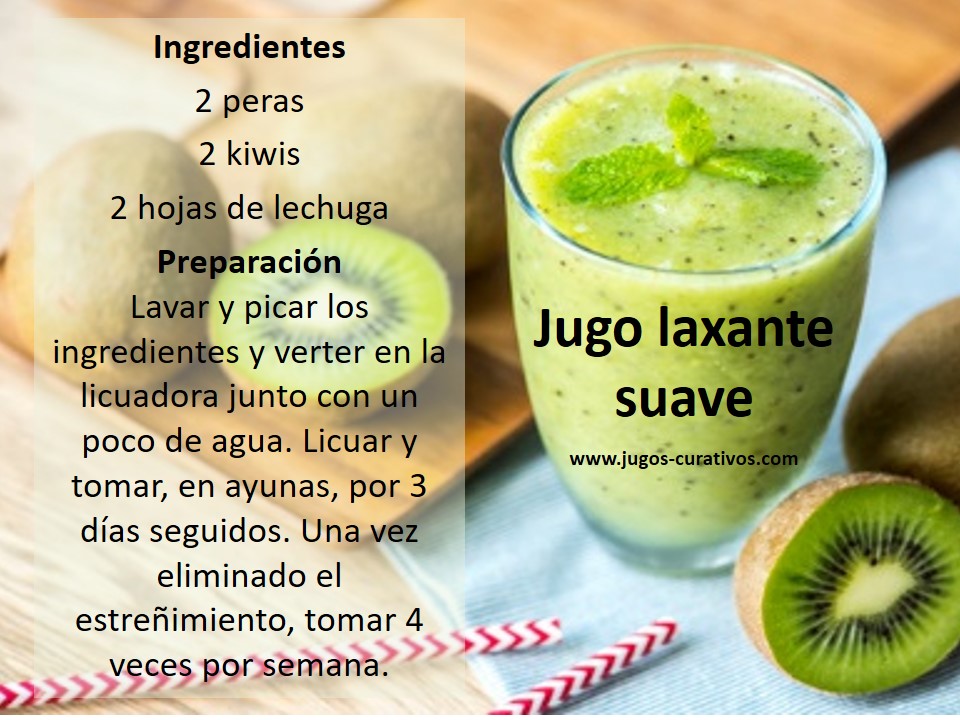 ¿Sufres de estreñimiento y no sabes qué hacer?  Este jugo te puede ayudar. Conoce más recetas de jugos y licuados para combatir el estreñimiento en: jugos-curativos.com/estrenimiento.…