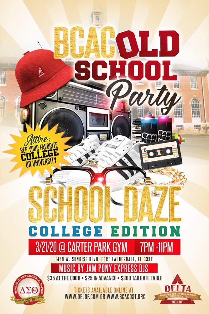 Tickets are now LIVE! Purchase yours in advance and be prepared to boogie on down to the Jam Pony Express Djs! For tickets, please visit deldf.org 

#DELDF #Bcacdst #broward #Ftlauderdale