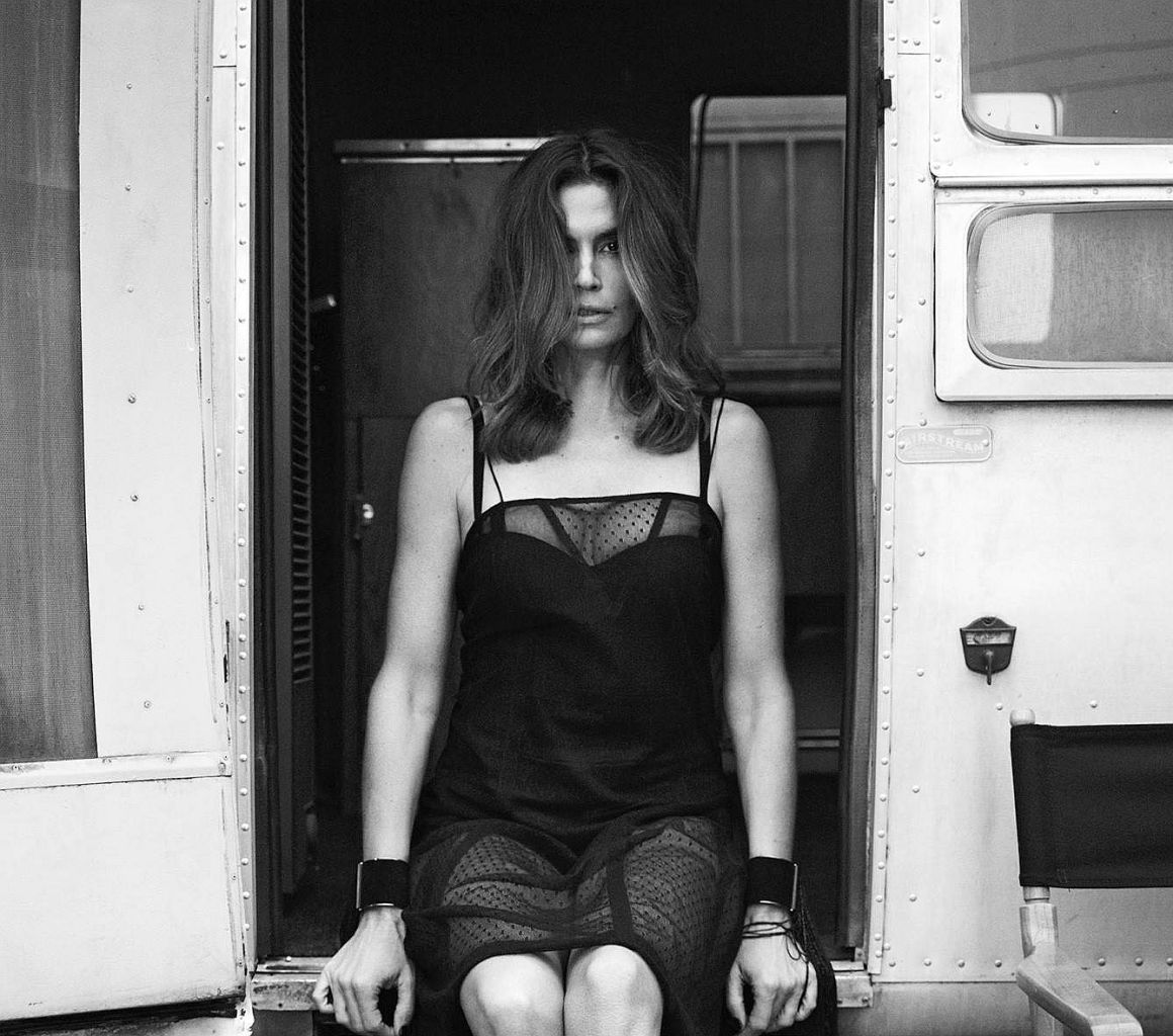 Happy Birthday to Cindy Crawford who turns 54 today! Photo by Bryan Adams. 