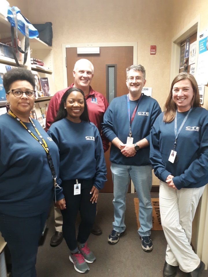 HCTE is thankful for <a href="/HHSPanthers/">Huntsville High</a> school counselors and college counselor for their support and always promoting CTE courses! <a href="/CTEWorks/">Advance CTE</a> <a href="/HSVk12/">Huntsville City Schools</a> <a href="/HSVCTE/">Huntsville CTE</a> <a href="/hcscollegecouns/">HCSCollegeCounselors</a> #CTEMonth #celebrateCTE