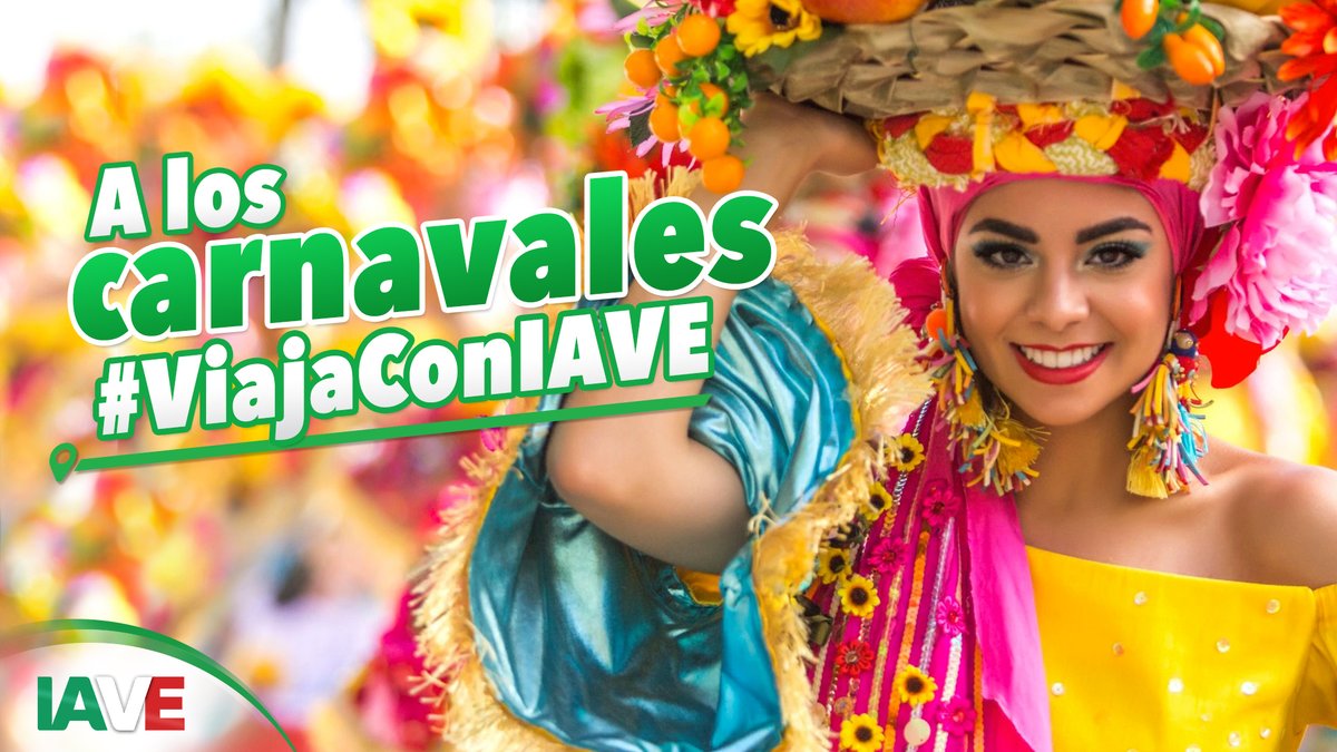 Viaja a los mejores carnavales de México:
🥳 Veracruz
🥳 Mazatlán
🥳 Campeche
🥳 Cozumel
y muchos más.
#ViajaConIAVE