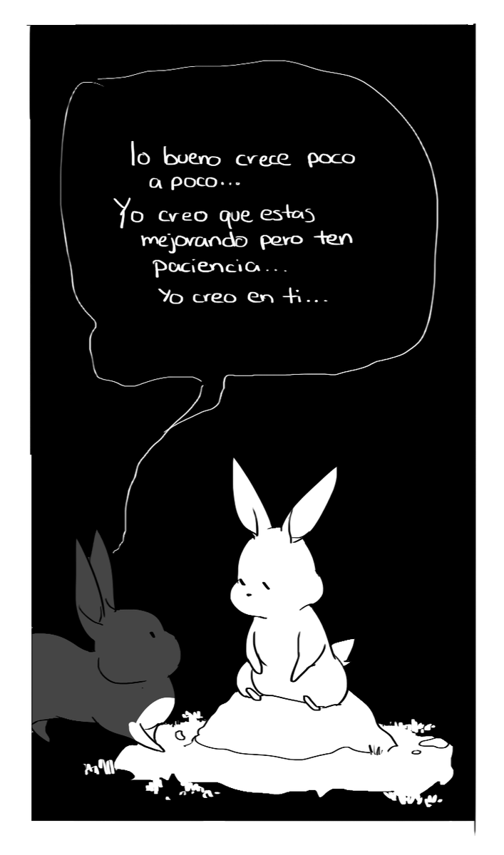 yo creo en ti
con conejitos 