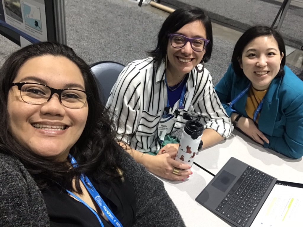 Team members @jehkneefur_wa, @Ales42, & Adrienne are at #OSM20! Come check out our presentation @ 3pm and panel from 3:20-3:50pm in room 14B. #CEOASPLC #UnpackingDiversity @OSUCEOAS