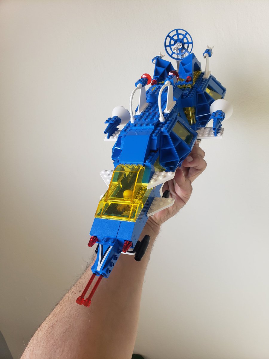 lego blue spaceship