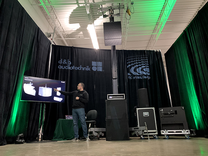 tcfurlonginc's tweet photo. We are so excited to have @dbaudiotechnik  at our office today for our d&amp;b A-Series event this evening. They will be teaching our team and all of our guests all about the augmented array from 4pm - 7pm tonight at our newly renovated office.
#dbaudiotechnik #augmentedarray https://t.co/XmarDTw2Lj