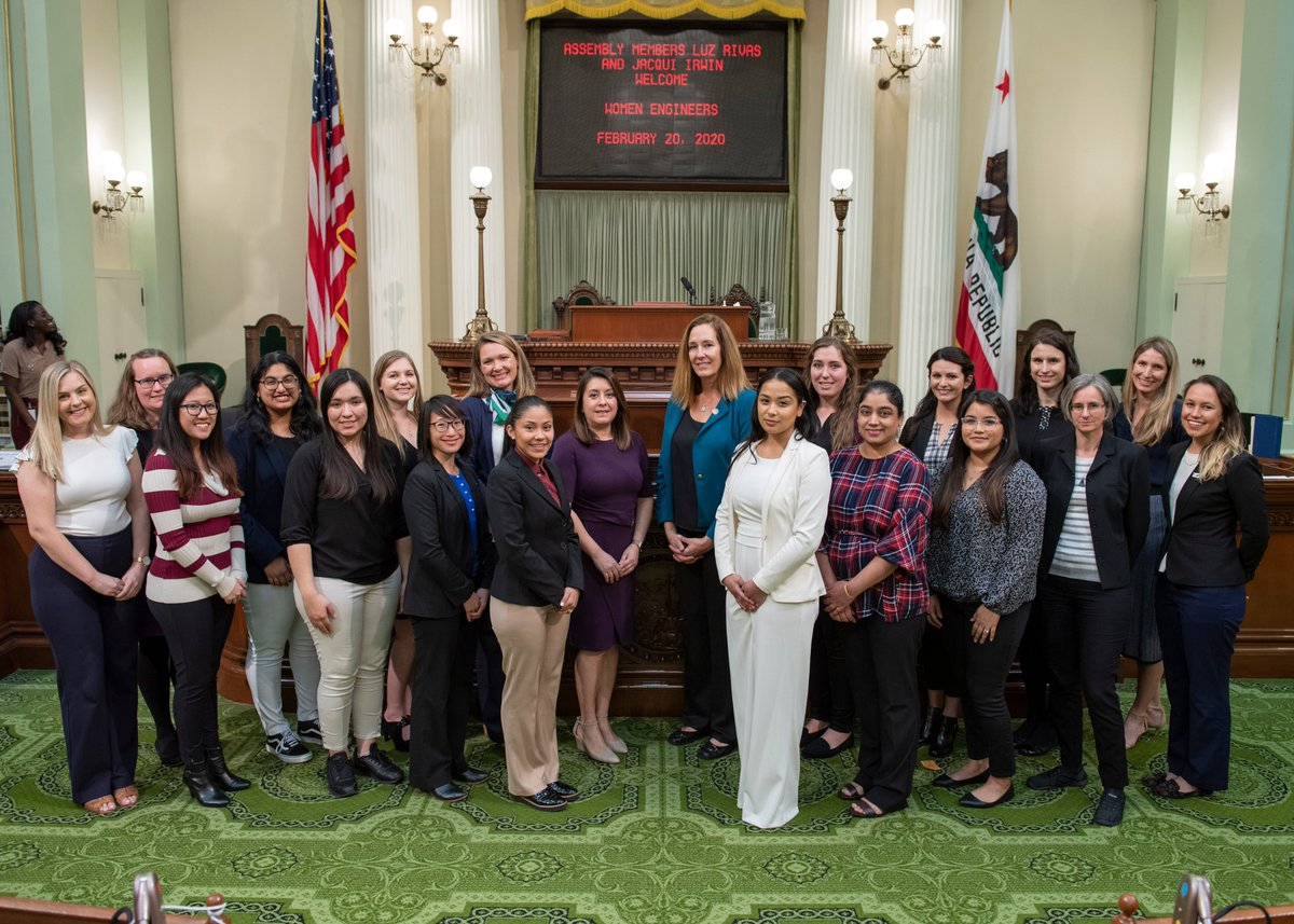 AsmLuzRivas's tweet photo. Today I was joined by @ASM_Irwin to present ACR 154 to recognize February 20, 2020, as Introduce a Girl to Engineering Day. #FemaleEngineers #IntroduceAGirlToEngineeringDay #WomenEngineers #GirlsInSTEM https://t.co/8VOP6MHioH