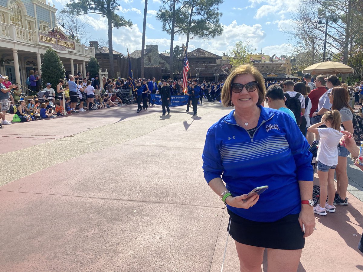 So proud of Royal Oak High marching band performing in Disney World. Way to go Ravens. Making us proud.