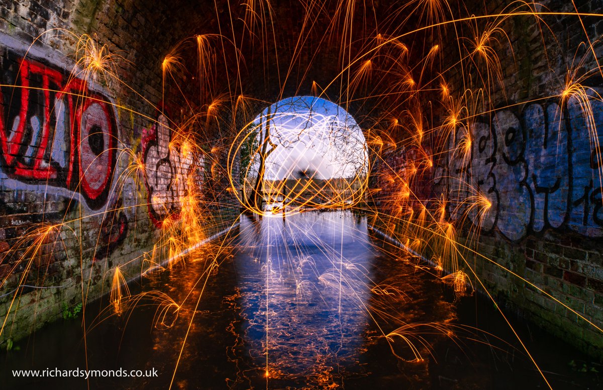 richwildart's tweet image. What to do this half term with my daughter, play with wire wool in a disused tunnel in our wellies and some long exposures, so much fun and so effective ;)
#nikon #wirewool #nightphotography #photograghy