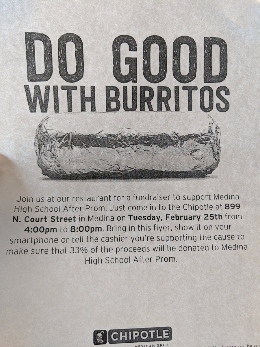 Help support Medina HS After Prom