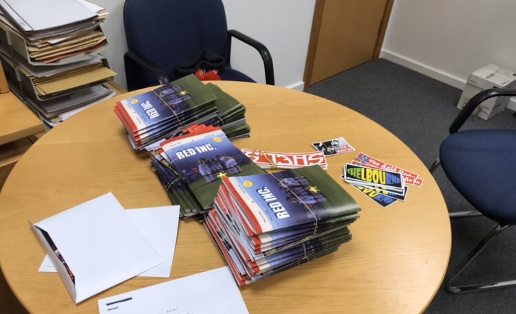 RedsIndependent's tweet photo. RI HQ this evening #RI68 https://t.co/J8RulYDWQO