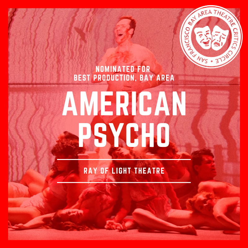 roltheatre's tweet photo. #AmericanPsycho nominated for 10 #SFBATCC Awards. Thank you, @SFBATCC for the recognition. Congratulations to all the nominees! https://t.co/pnfLJLIQEp