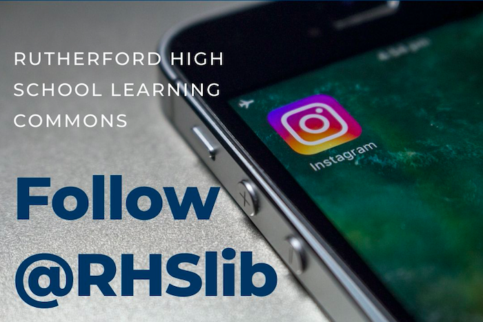 RHSLC's tweet photo. The RHS Learning Commons is now on Instagram! https://t.co/IbAe30S5AU