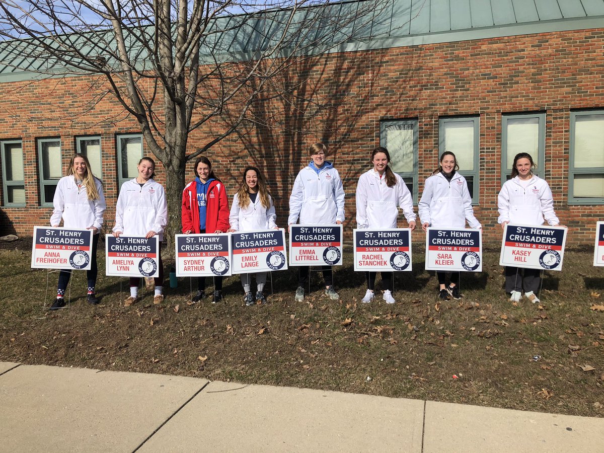 aquacru's tweet photo. The Girls are ready to go!! STATE BOUND!! @StHenryCRU @StHenrySports @CruSpirit https://t.co/kIBdyVBC2i