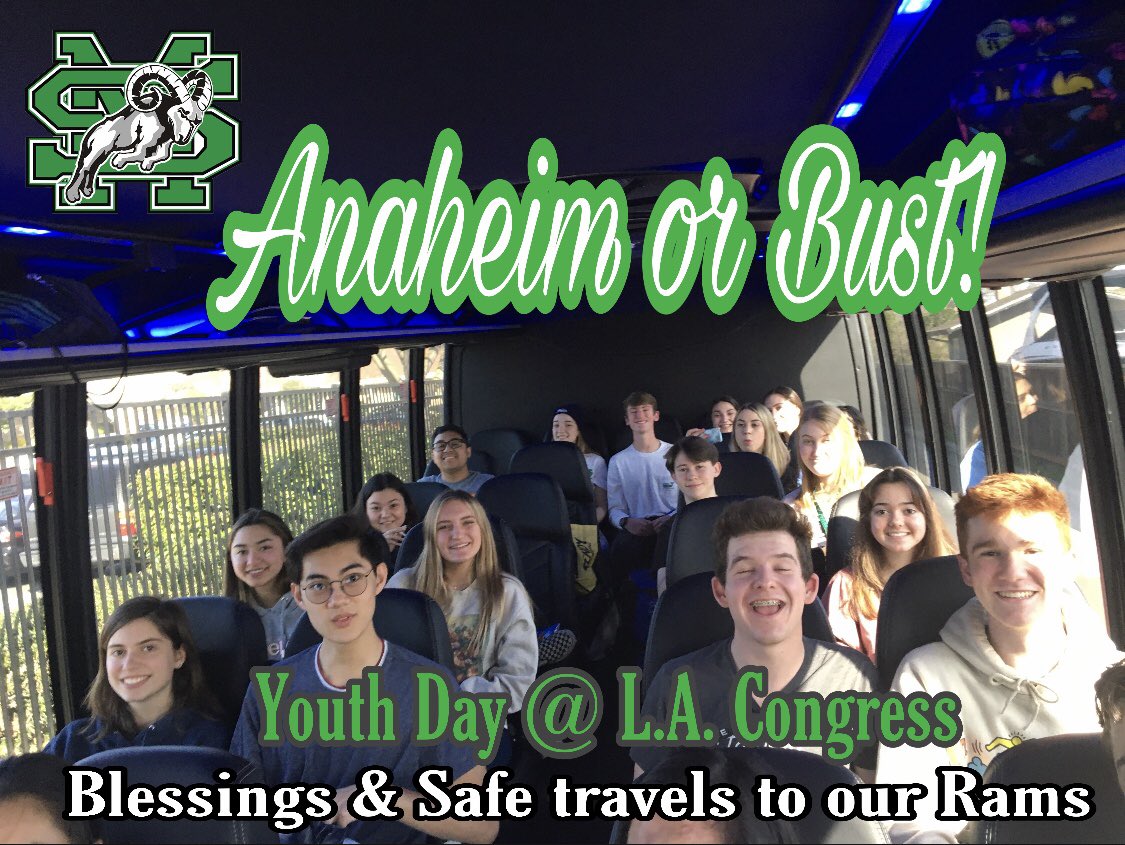 SMHSRAMS's tweet image. Rams join Youth Day at L.A. Congress.Our Rams join high school teens from CA &amp;amp; beyond.Through music, prayer, speakers, workshops &amp;amp; liturgy teens experience Catholic Christian unity🙏🏼
#CatholicUnity @SMgreenmachine @StocktonDiocese @LACongress @smhsactivities @SMRamsTv