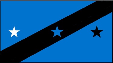BadgerJCB's tweet photo. @FlagOkc @davidfholt  Here's my idea for an updated flag for OKC. I know the state paid $250K to a Canadian firm, but I'll do it for free. Just send me a flag. https://t.co/LBLkHMEjyn