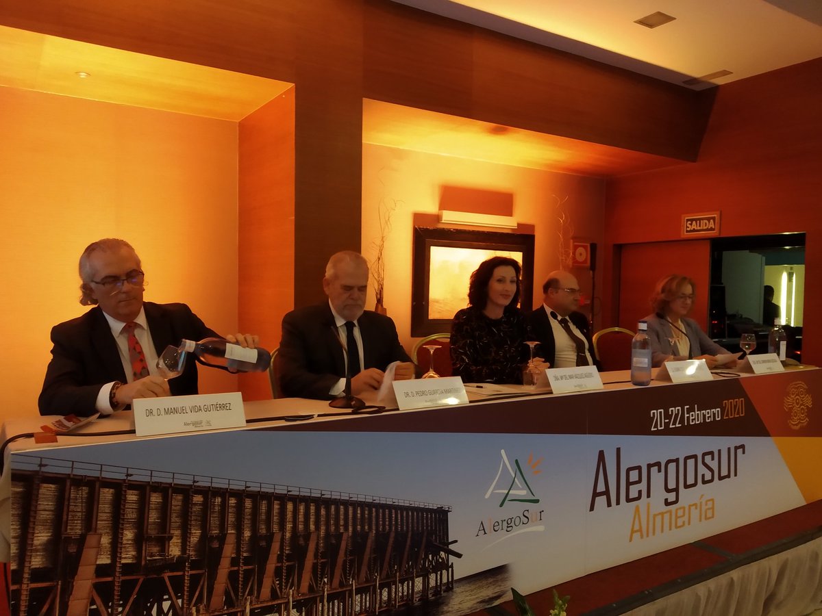 Empieza Alergosur.
Bien venidos.