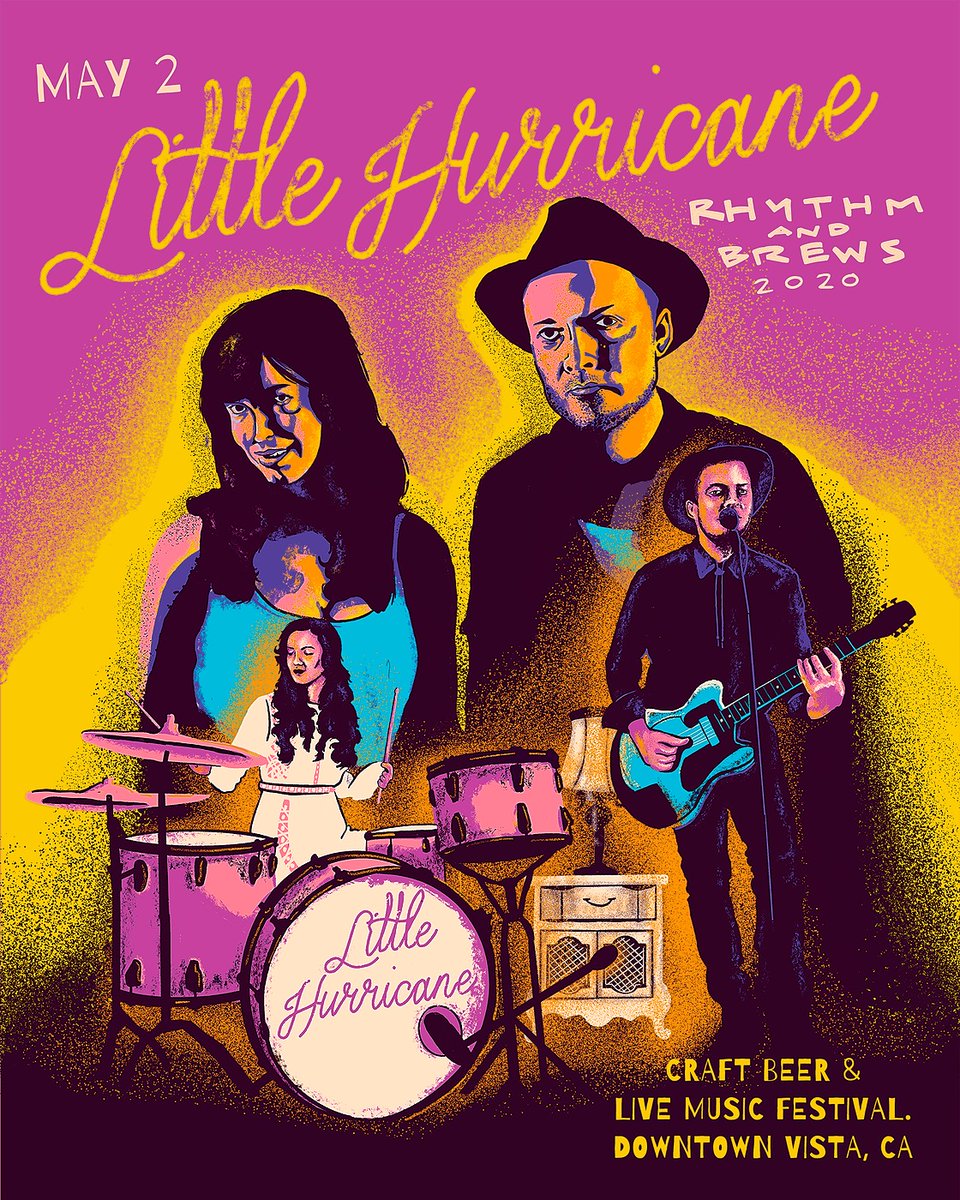 sdbrewers's tweet photo. Whether your already a die-hard fan or soon-to-be, you're not gonna want to miss American indie blues band, @littlehurricane, as they headline Rhythm &amp; Brews 2020.🍺☀️Putting the dance into Drink, Dance and Discover, this duo is sure to play the most killer set for our festival. https://t.co/Fb9q4suxQA