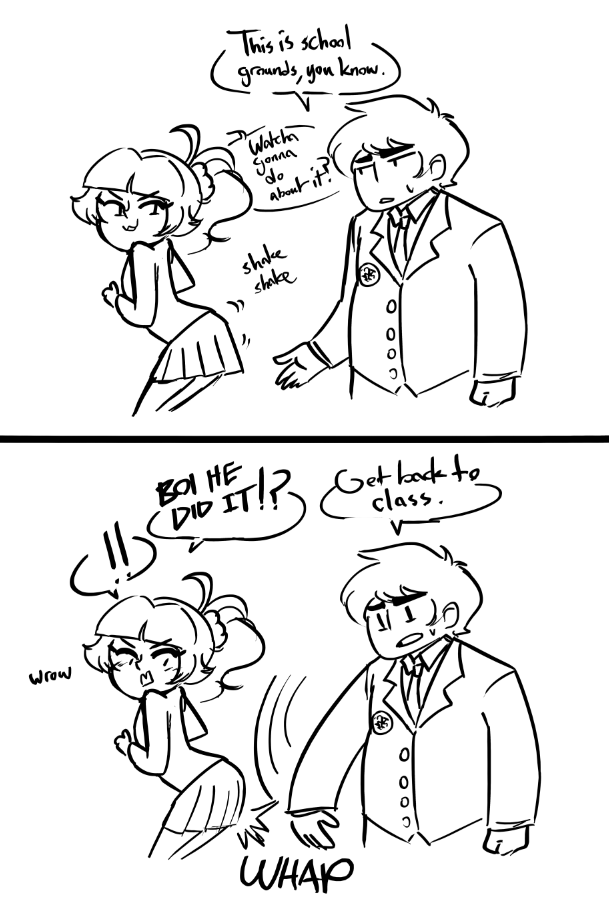 with the au approaching here's some crack interactions i did some time ago.