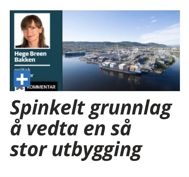 FHaaning's tweet photo. En politisk redaktør som stiller spørsmål ved mange års arbeid og brede utredninger. Hvorfor ikke bare fortelle om eget politisk standpunkt. Snart uinteressant å lese hennes kommentarer! https://t.co/bdIKrtLZsl
