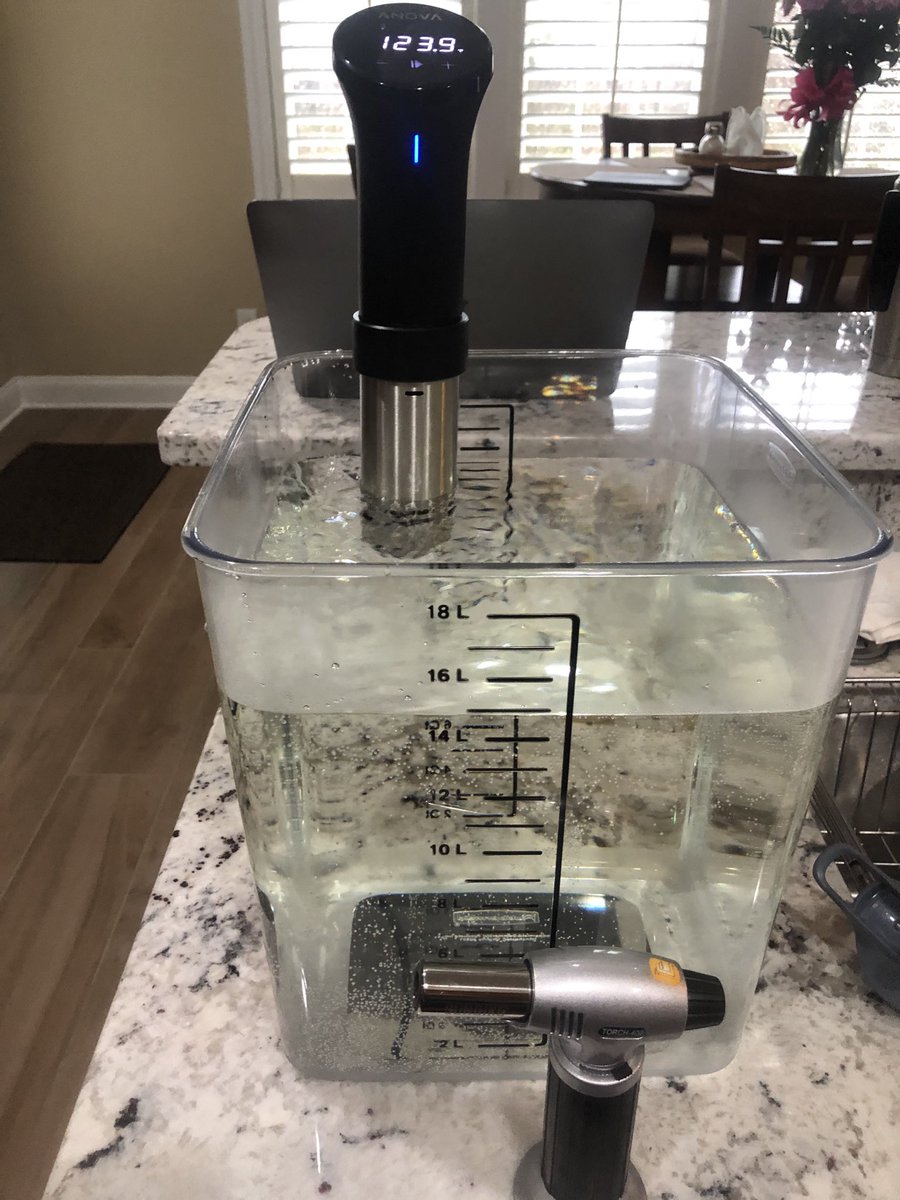 kmacker69's tweet image. Op checking tools for dinner. Sous vide filets mignon. 🤞