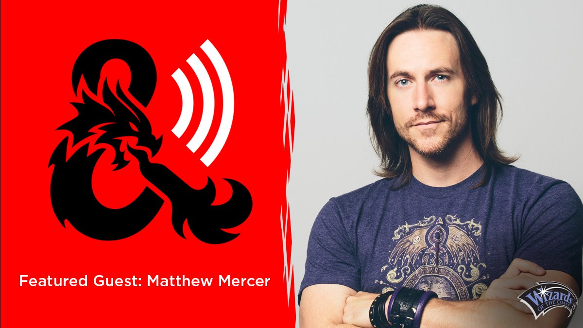 Wizards_DnD's tweet photo. Listen to the latest episode of #DragonTalk, the official #DnD #Podcast!

@matthewmercer and @ChrisPerkinsDnD chat with our hosts @Gregtito @shellymoo about all things #WILDEMOUNT!

Listen now: https://t.co/W4IFJynW6j https://t.co/XZn50mUUqN