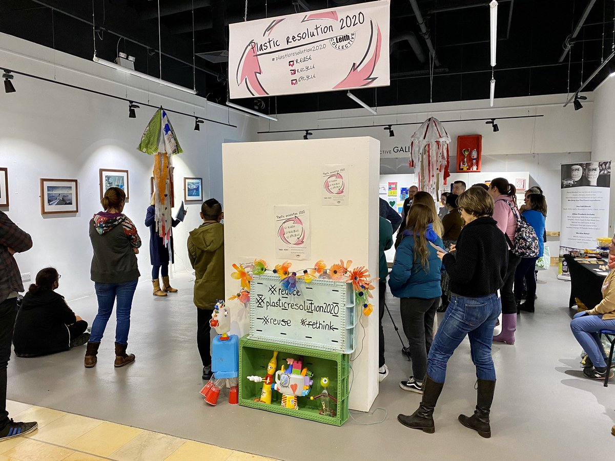 BenMacpherson's tweet photo. Good to be at tonight’s @LeithCollective #plasticresolution event at @Ocean_Terminal hearing about the remarkable innovative companies & initiatives in #Leith working to reduce waste & reuse resources, including @LindAndLime @leithdistillery & @BareBranding. #circulareconomy ♻️ https://t.co/1gqWy8jwuP