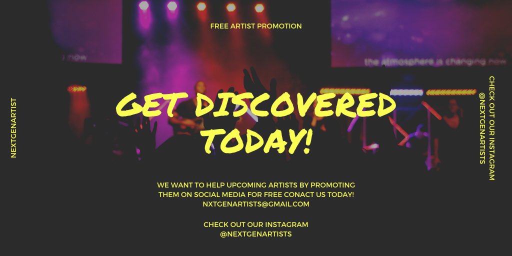 GenArtists's tweet photo. We want to help get your work out to the world! We are currently building a following on #Instagram and want you to be apart of it! #artists #undergroundhiphop #rap #artistpromotion #rapper #nextgenartists #beats #producer #music #independentartists #upcomingartists https://t.co/0GchsFmTyl