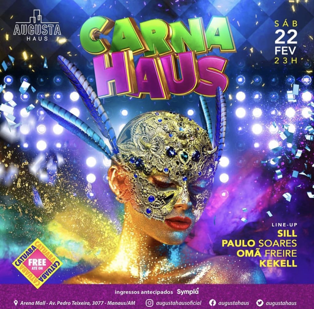 omafreire's tweet photo. #CarnaHaus
• A partir de R$20
• Line: eu, @gustavoosill @Stevens_Paulo #Kekell
• Catuaba Free até 00h https://t.co/4NC5CsPvyo