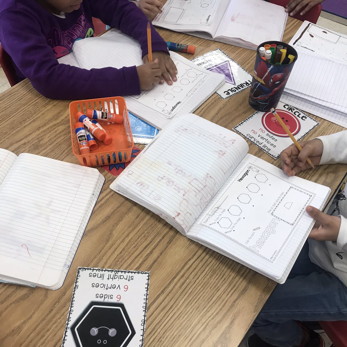 Ms Carroll Ss rock math workshop! Fill the hexagon, build a penguin, pattern block pictures, math journals <a href="/Campfield_ELC/">CELC</a> <a href="/Carrol20Crystal/">Crystal Carroll</a> <a href="/BCPSMATH/">TEAMBCPS Math</a> <a href="/MelissaDiDonato/">Melissa DiDonato</a>