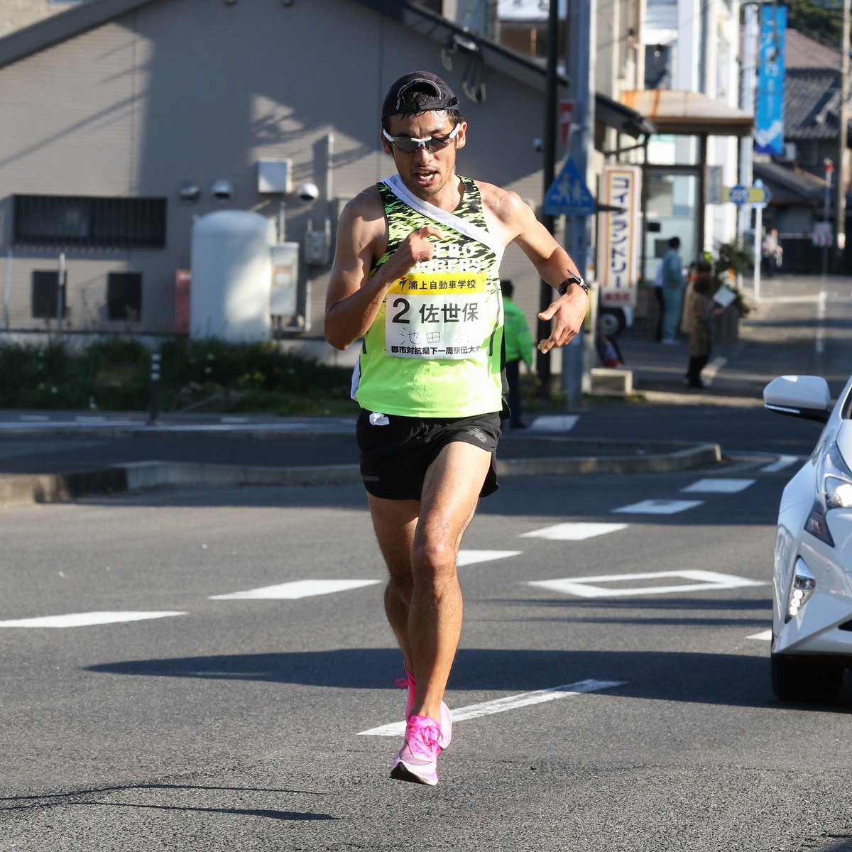 Manamin V Twitter 2 14 第69回郡市対抗県下一周駅伝 第10区 通過順 4位 池田創選手 佐世保 5位 道津新太選手 五島 6位 濵田和浩選手 長崎 7位 日髙健仁選手 対馬