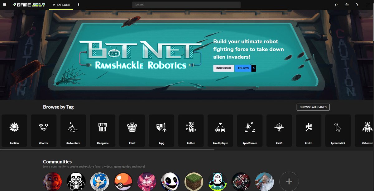 Caffeine_Ware's tweet image. Hey Bot Net: Ramshackle Robotics is being featured on Game Jolt right now! Come check it out!

gamejolt.com/games/botnet_r…

#strategygame #strategygames #programminggames #gamesprogramming #robotgames #turnbased #turnbasedstrategy #tacticalgames, #scifigames #spaceships #indiegamer