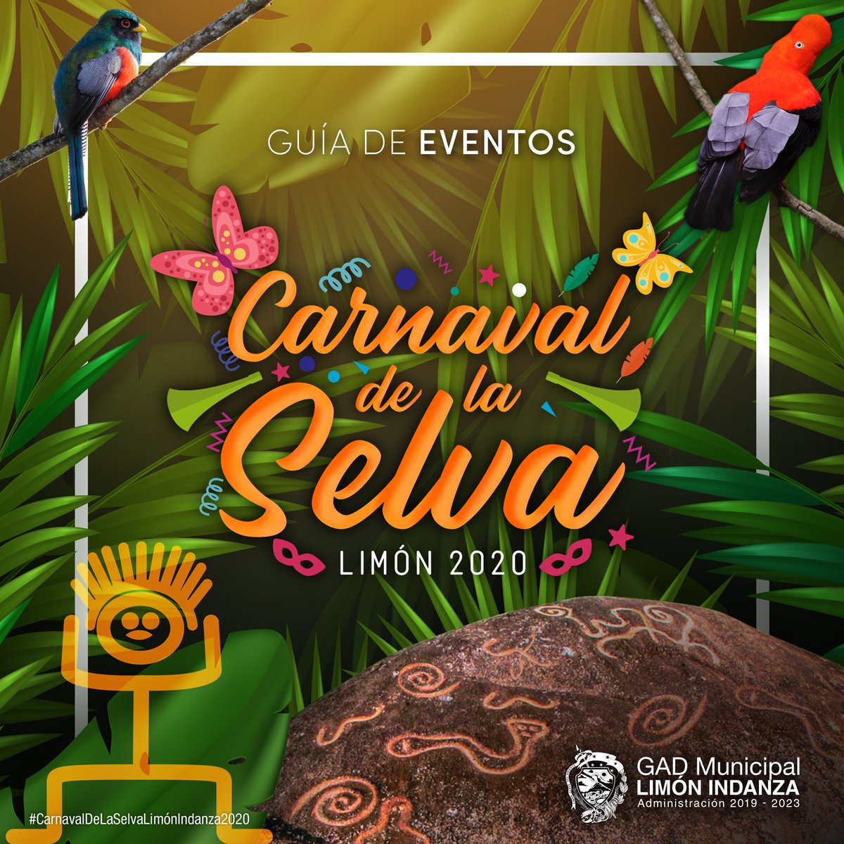 GADLimonIndanza's tweet photo. CARNAVAL DE LA SELVA LIMÓN INDANZA 2020 🎉🌿💦

Ven con tu familia y amigos y disfruta del mejor carnaval de la Amazonía ecuatoriana, del 21 al 24 de febrero. ¡No Faltes!

#CarnavalDeLaSelvaLimónIndanza2020
#ErikPacoBustamanteAlcalde
#TodosHacemosLimónIndanza https://t.co/PZVLzi70DI