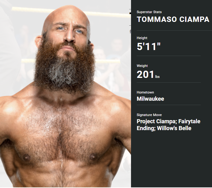 Sodutw On Twitter What Weight Was Ciampa On Sunday