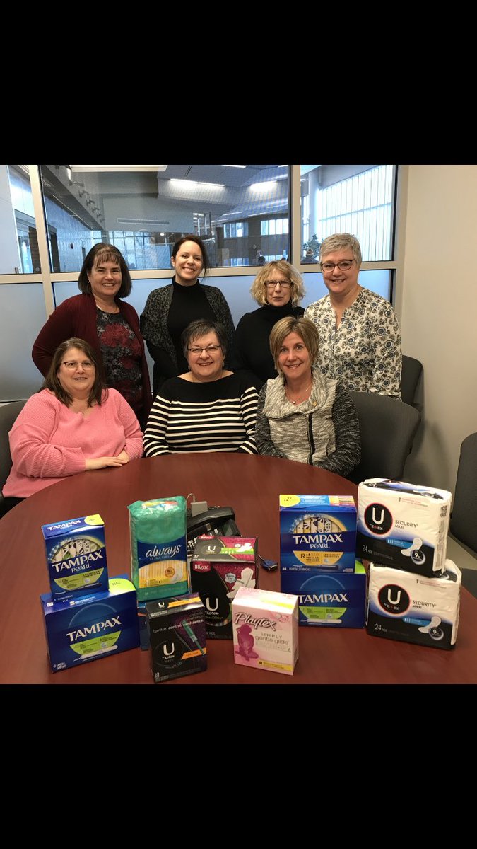 Staff of <a href="/QEHFoundation/">QEH Foundation</a> supporting <a href="/28DayCampaign/">TakingCareofBusiness</a> #giftofdignity #PEI <a href="/URHMPEI/">URHMPEI</a>