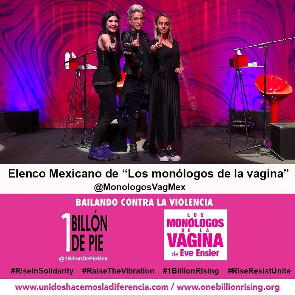 VDay's tweet photo. #SayItStageIt "#TheVaginaMonologues is the base of the #1BillionRising/#VDay Mexico mvmt, an #ArtisticUprising. Thank you cast of the 2020 TVM production for supporting us!" - (📸) @naiime, OBR #Mexico Coord

#Rise2020 #RiseResistUnite #RiseInSolidarity #UntilTheViolenceStops https://t.co/6bjkc8xCRC
