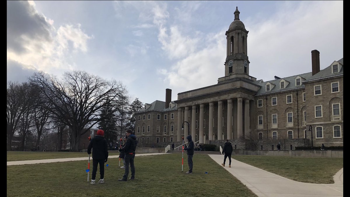 DerekHeid's tweet photo. Working through the winter! #comm372 #pennstate https://t.co/DmrG3dut3l