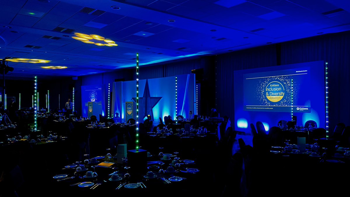 ayreevents's tweet photo. Great to be supporting our friends @KirkleesCouncil for their #KirkleesInclusion #Awards this evening at @johnsmithstadia in #Huddersfield #EventsProfsUk #EventTechUk https://t.co/fi76dnG5zY