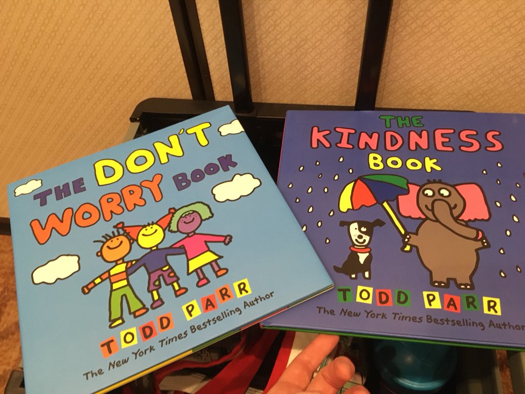 AliciaQuennell's tweet photo. Hey @MAPS_LLC - I got to meet @toddparr today down @eysreading and even got Julia a new book (signed of course!) When you see her tomorrow, see if she can guess which book is for her! #RFTLOI2020 #PictureBooksMatter #ToughTopics #LoveFunnySessions Thanks #ToddParrty! https://t.co/aQArsEiV9w