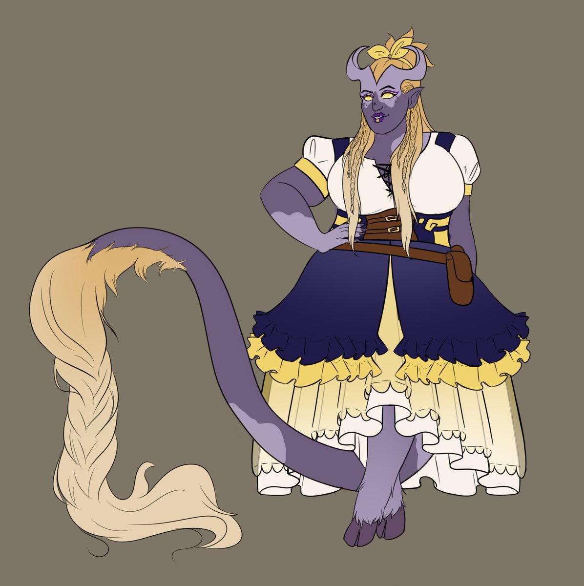 dserpentes's tweet photo. Here's also some of my D&amp;D character designs!

#aroawarenessweek #dungeonsanddragons #dnd #dnd5e #dnddesign #dndcharacters #humblewood #watergenasi #tiefling #jerbeen https://t.co/HXQOId3tVk