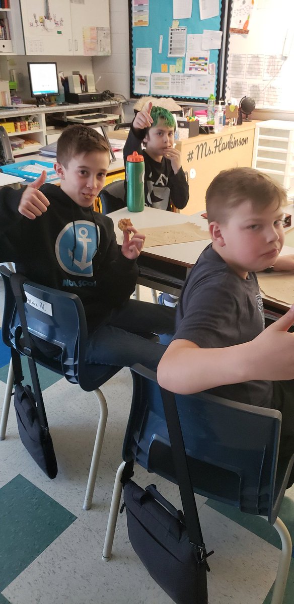 Ms_Hankinson6's tweet photo. While discussing Canadian stereotypes with my students, I came to find out that most of my students had never tried a BeaverTail before. I had to make it happen. So my wonderfully awesome TA made some from scratch and the kids got to try them. They loved them! @MCSGophers https://t.co/eQuTDquoUE
